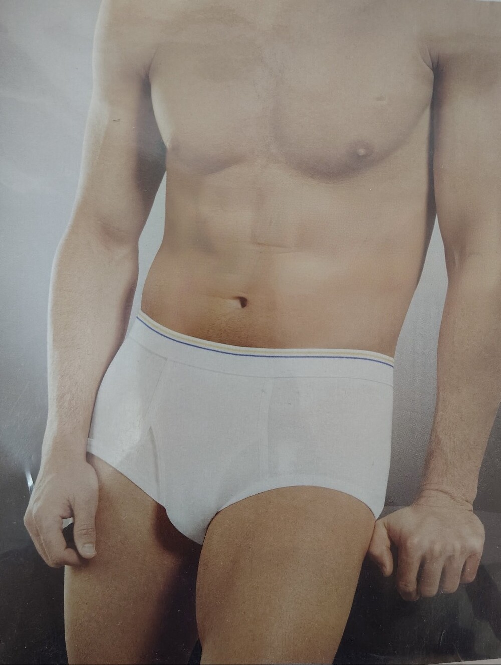 Vtg Stafford Men's White Cotton Blend Full-Cut Briefs - 5 Pack - Size Large